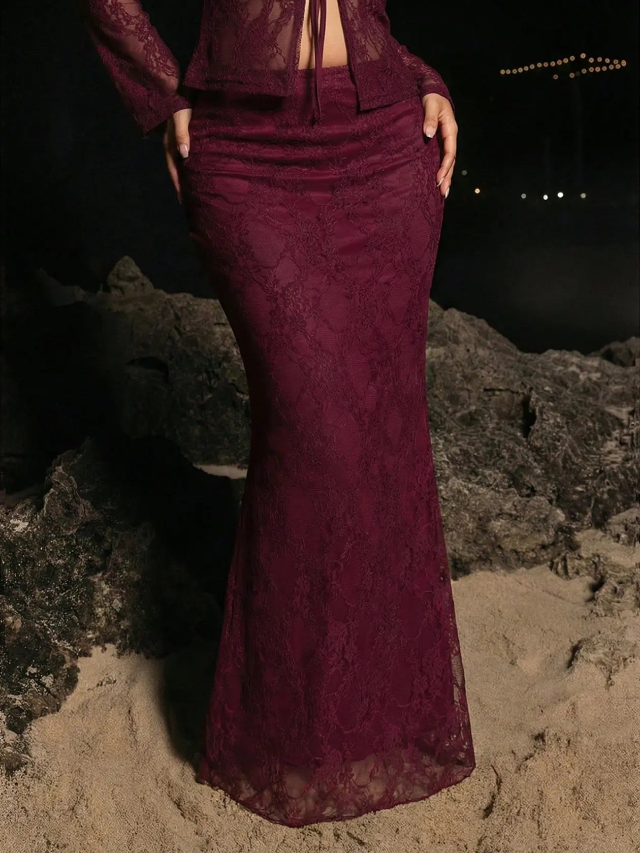 Ethereal Lace skirt Elitaire