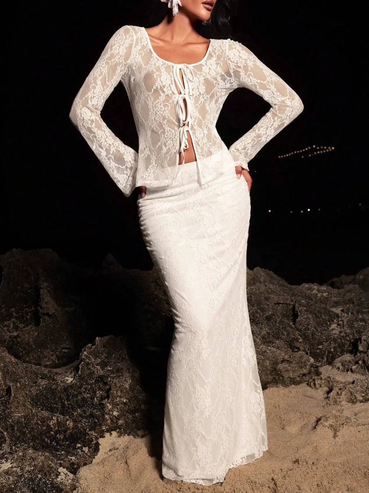 Ethereal Lace skirt Elitaire