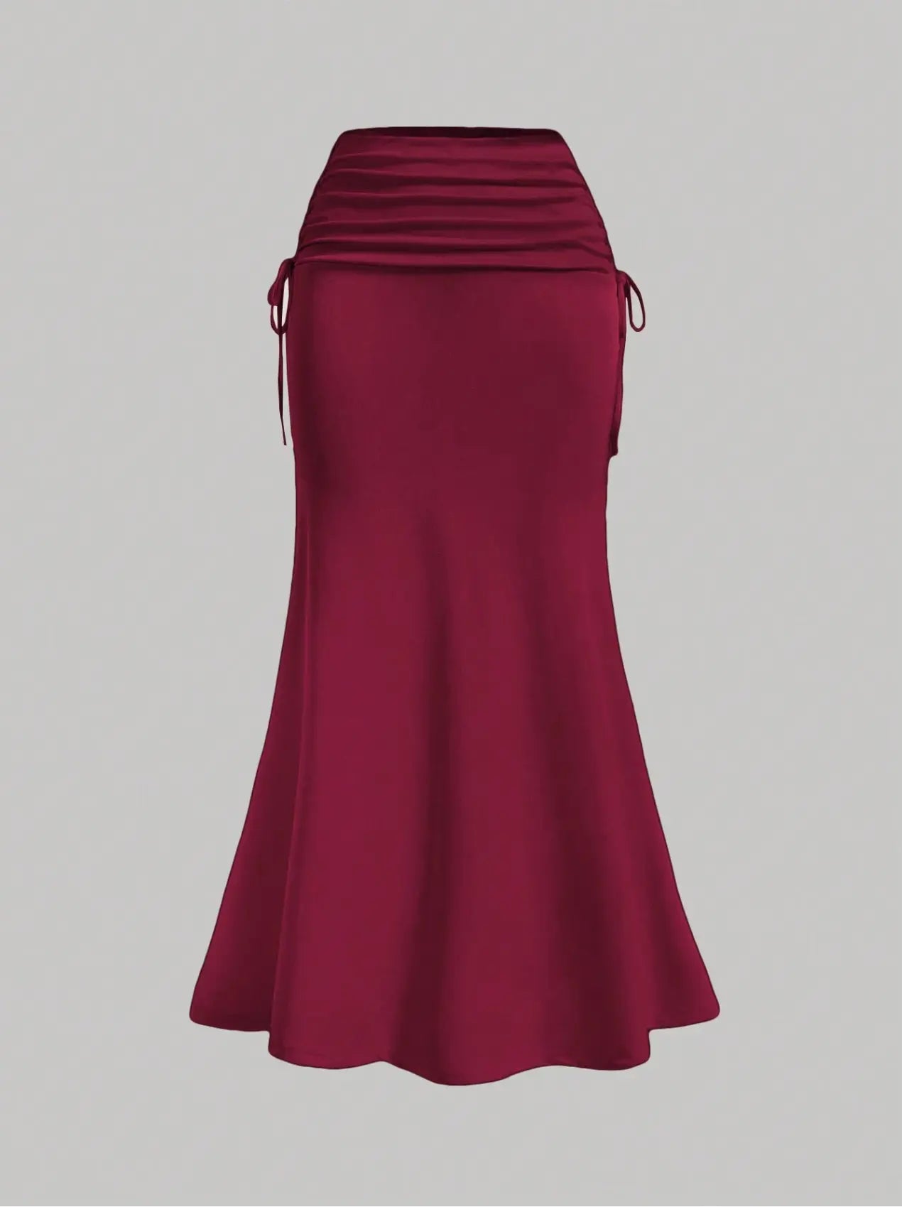 Drawstring Ruched Skirt Elitaire