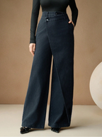 Asymmetrical Wrap Denims Elitaire