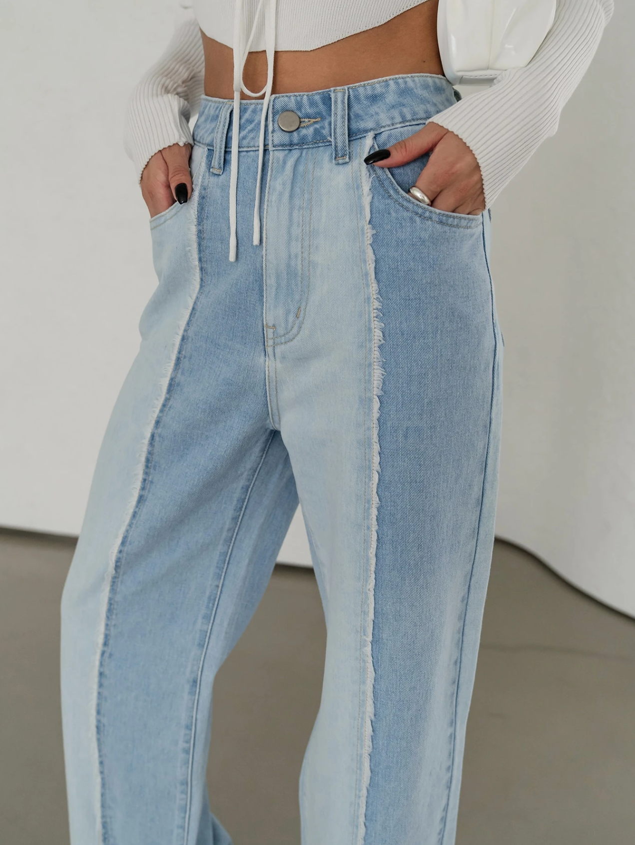 Frayed Seam Denims Elitaire