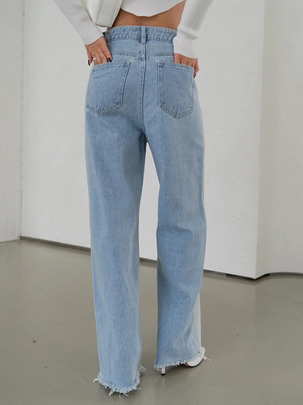 Frayed Seam Denims Elitaire