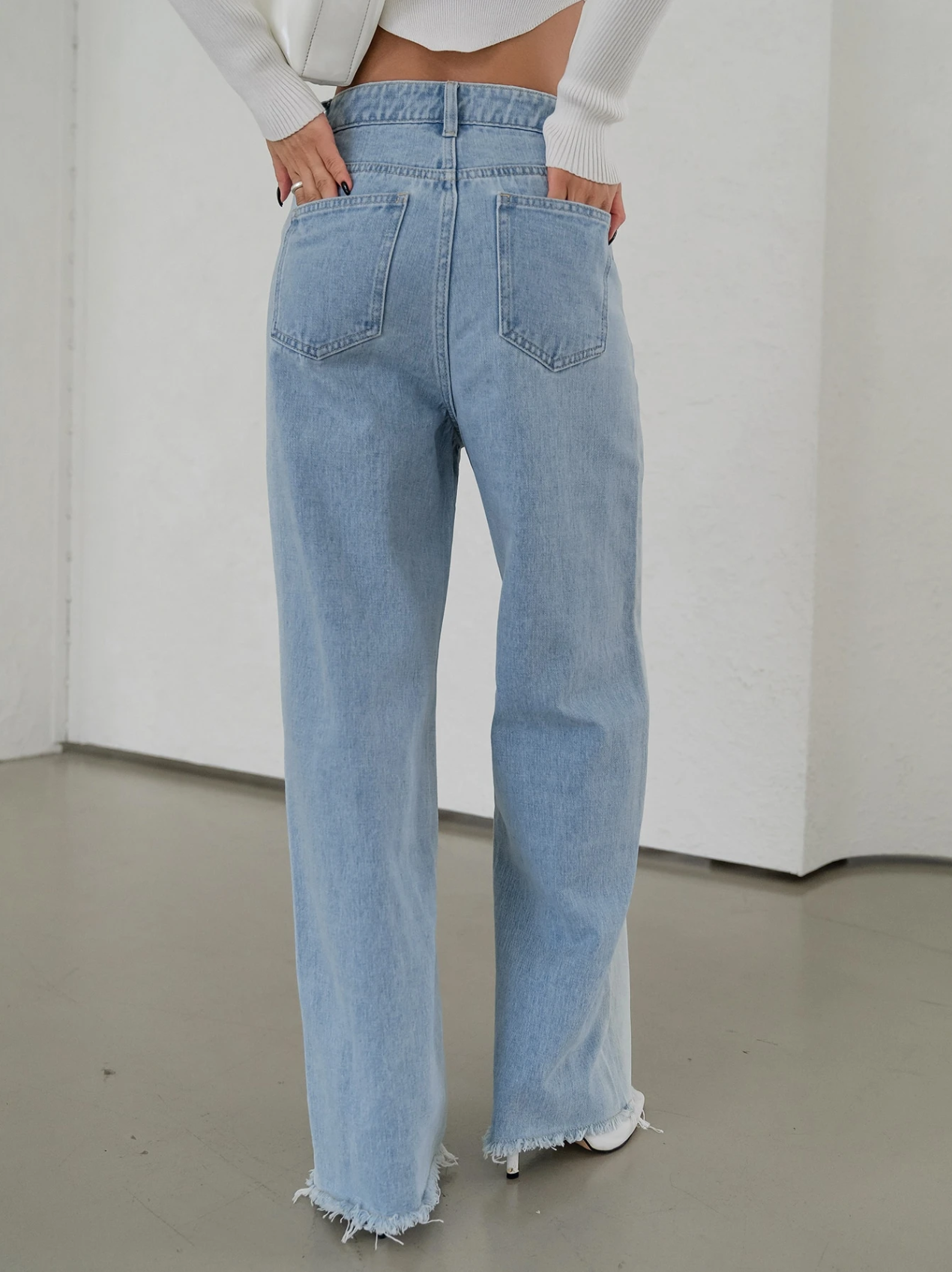 Frayed Seam Denims Elitaire