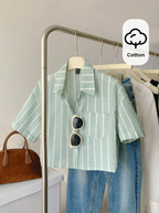 Shoreline Striped Crop Elitaire