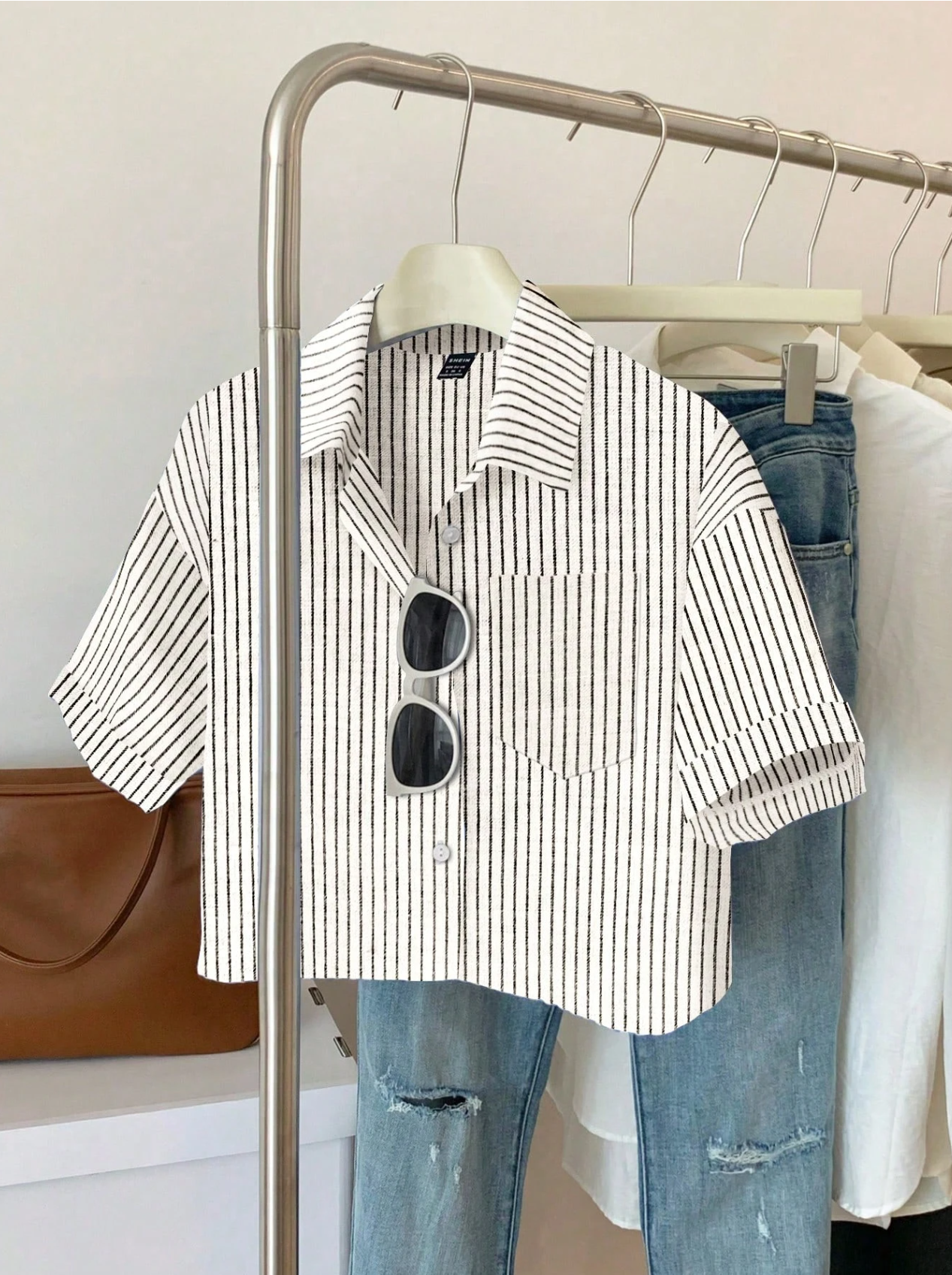 Shoreline Striped Crop Elitaire