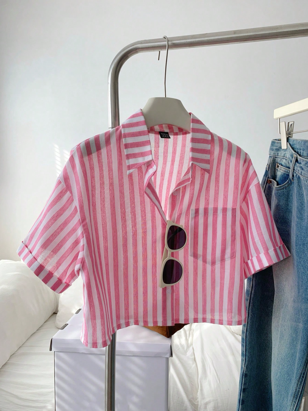 Shoreline Striped Crop Elitaire