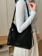 The Angled Zip Convertible Tote Elitaire