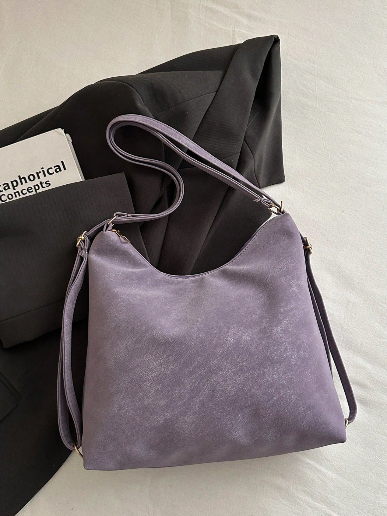 The Angled Zip Convertible Tote Elitaire