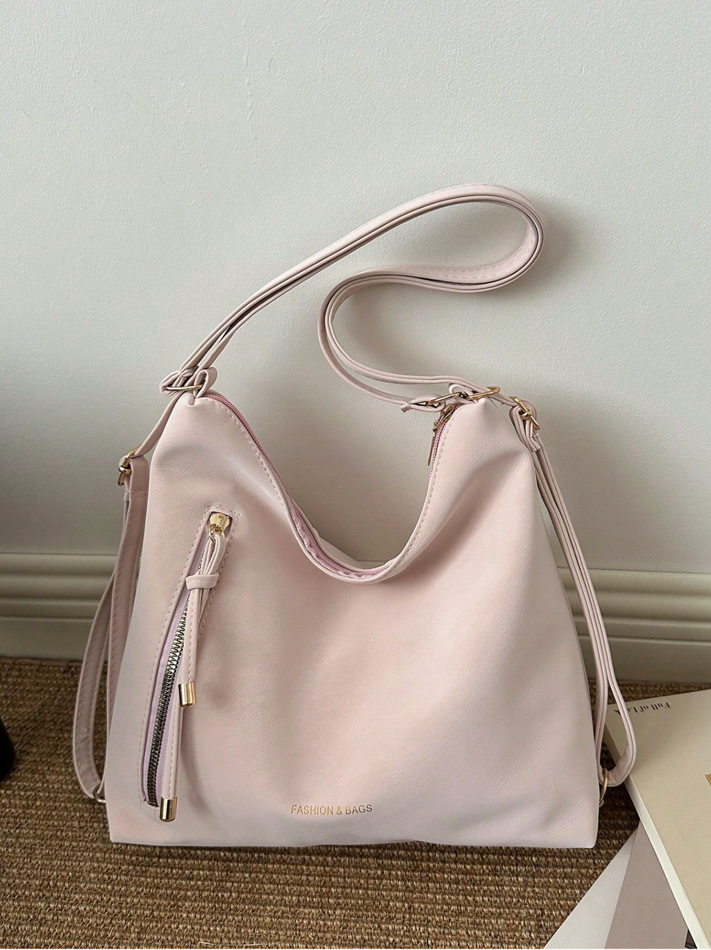 The Angled Zip Convertible Tote Elitaire