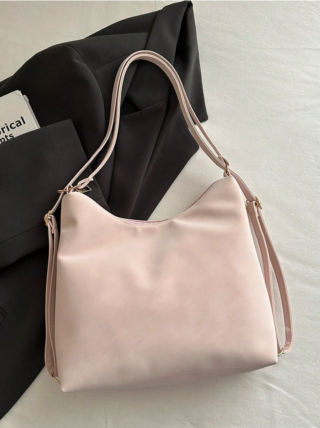 The Angled Zip Convertible Tote Elitaire