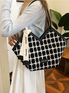 The Ribbon-Accent Tote Elitaire