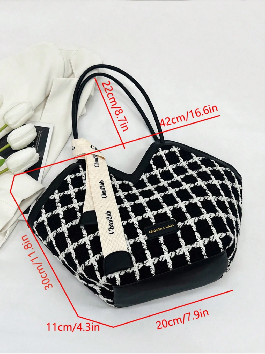 The Ribbon-Accent Tote Elitaire
