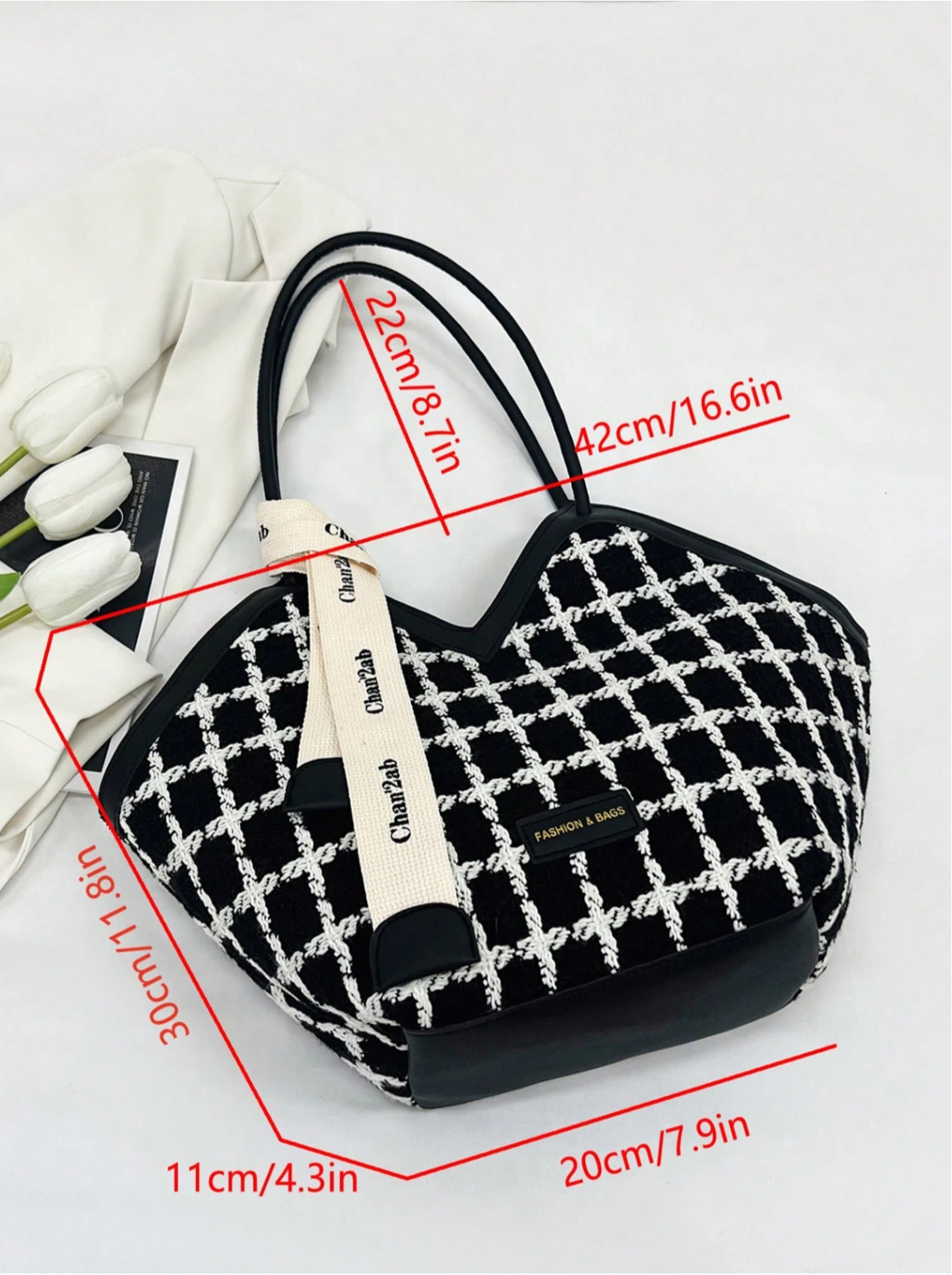 The Ribbon-Accent Tote Elitaire