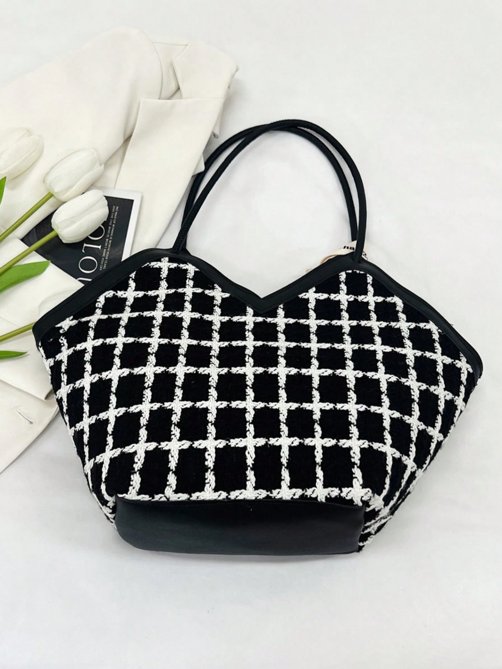 The Ribbon-Accent Tote Elitaire