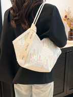 The Ribbon-Accent Tote Elitaire