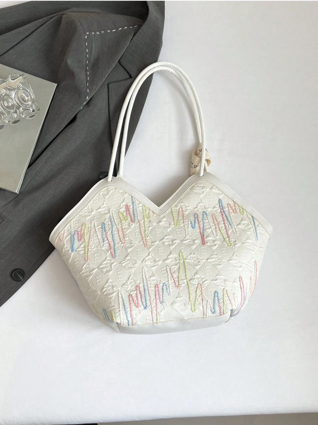 The Ribbon-Accent Tote Elitaire