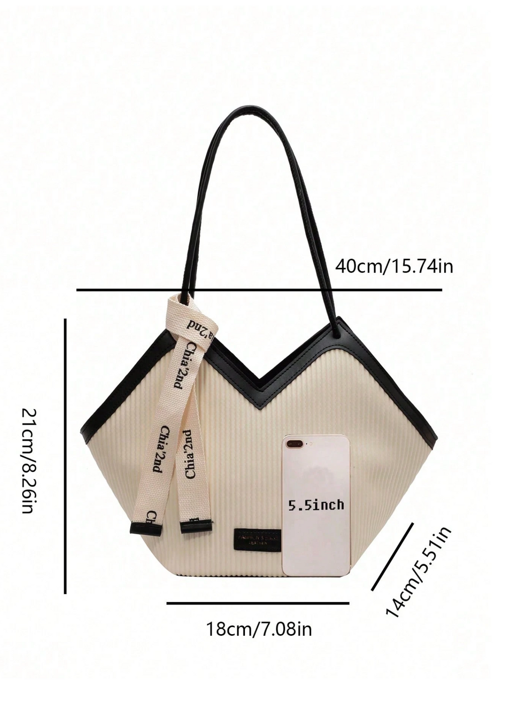 The Tie-Detail Tote Elitaire