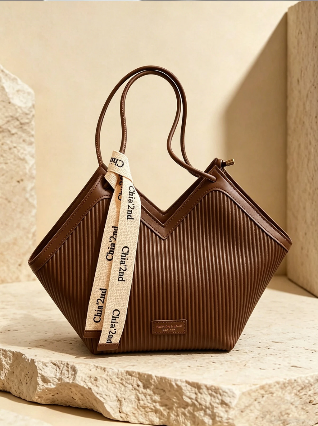 The Tie-Detail Tote Elitaire