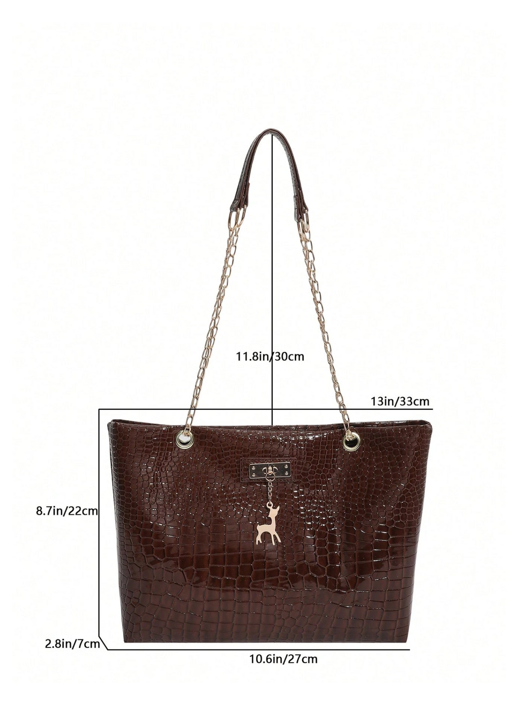 Deer Charm Tote Elitaire