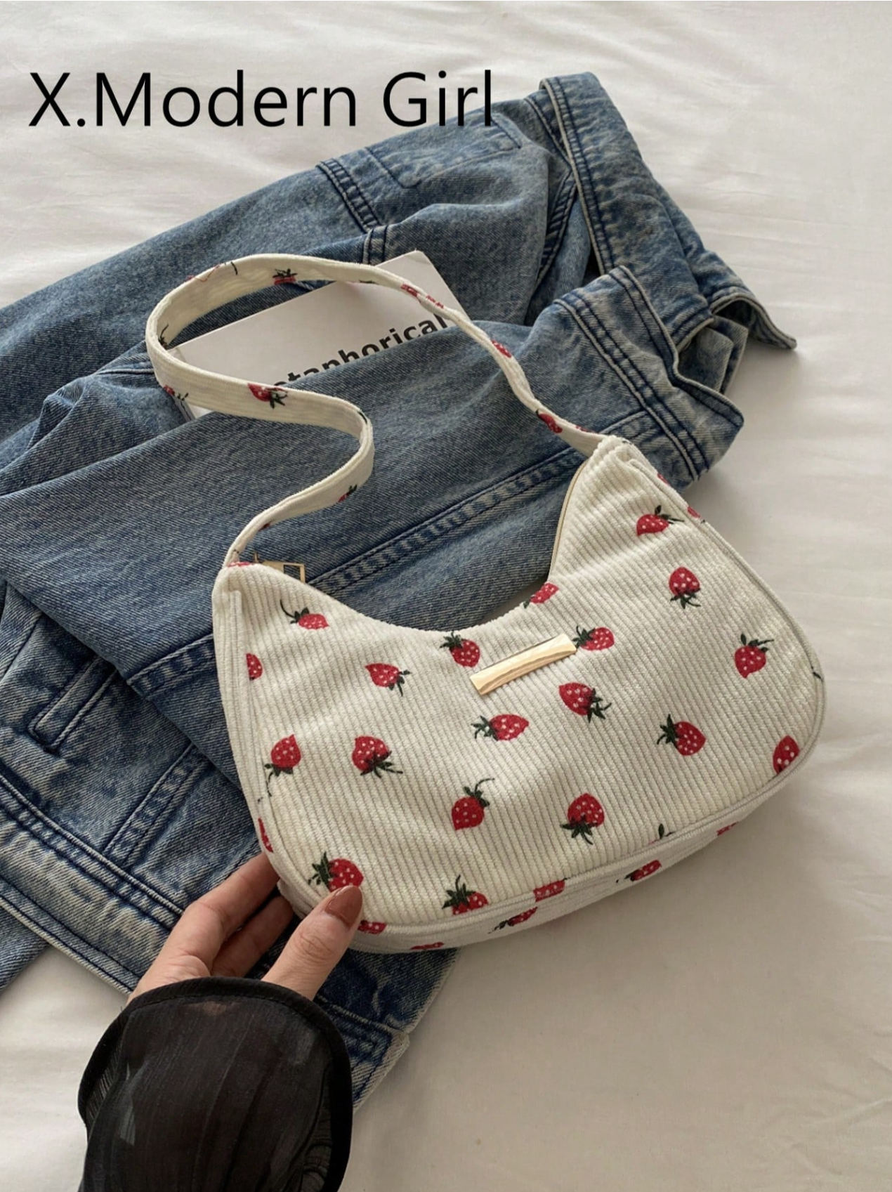 Sweetberry Corduroy Hobo Elitaire