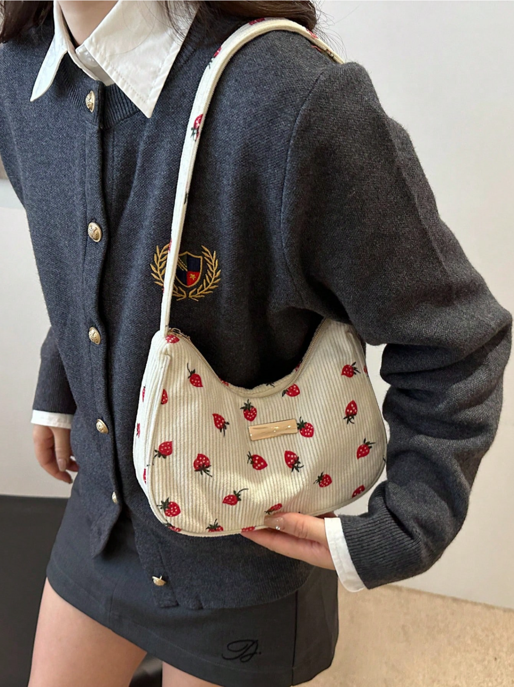 Sweetberry Corduroy Hobo Elitaire