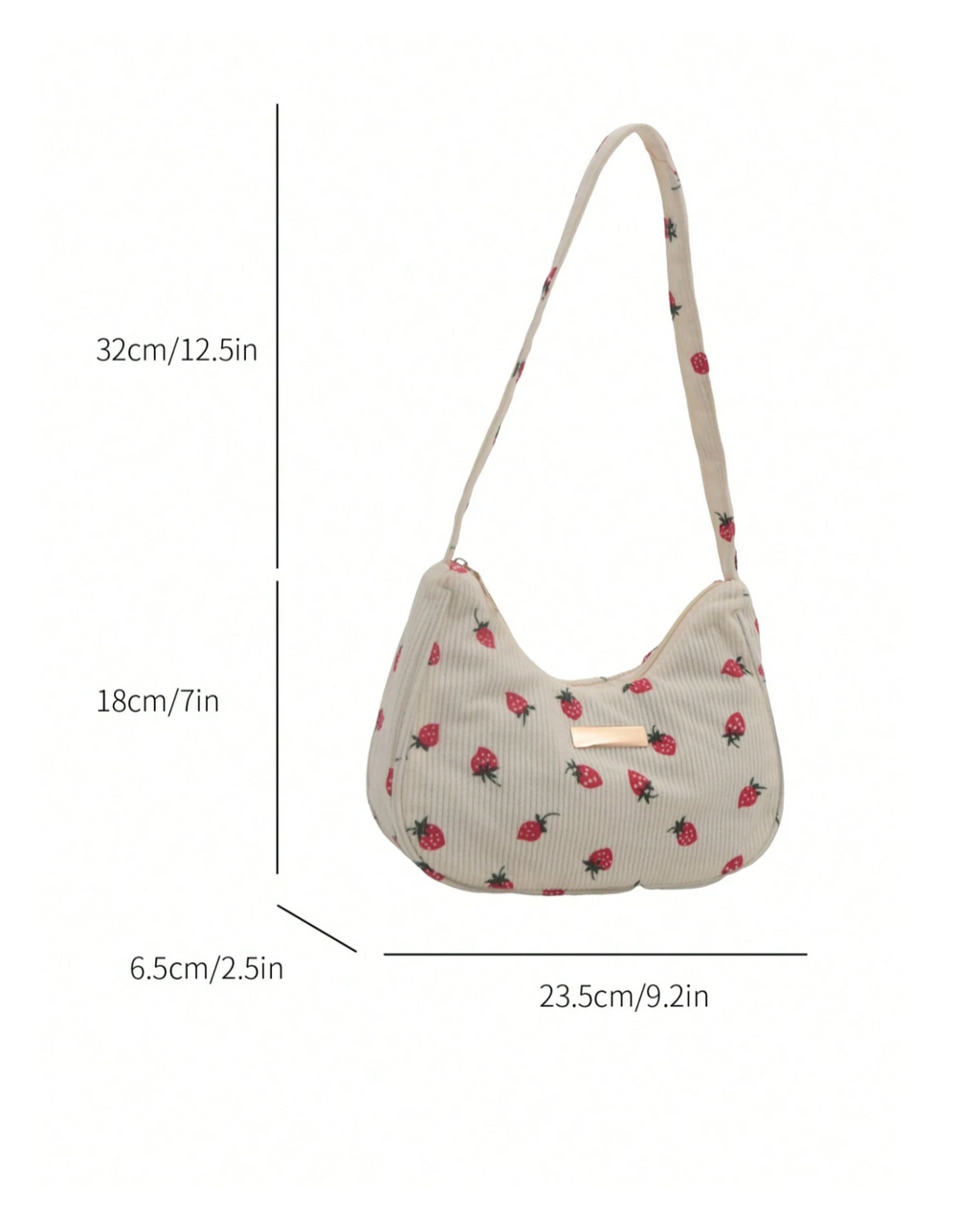 Sweetberry Corduroy Hobo Elitaire