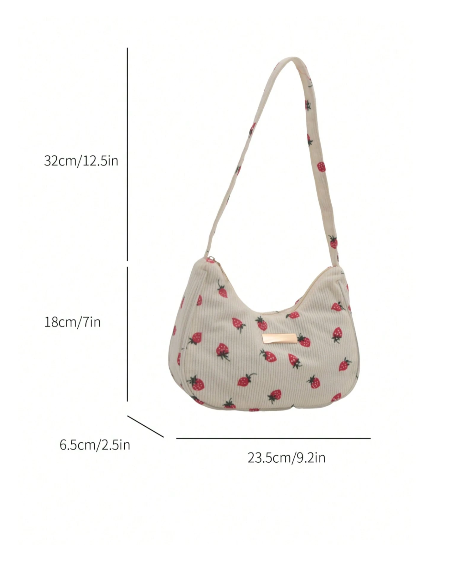Sweetberry Corduroy Hobo Elitaire
