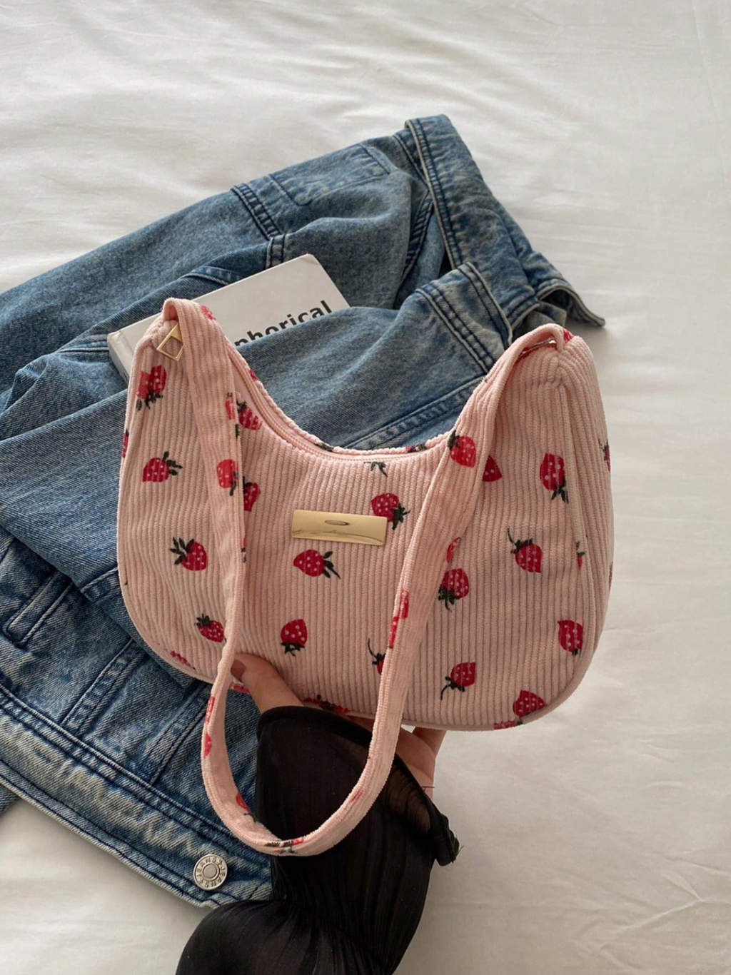 Sweetberry Corduroy Hobo Elitaire
