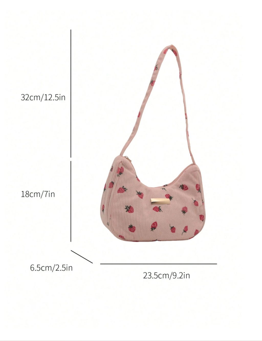Sweetberry Corduroy Hobo Elitaire