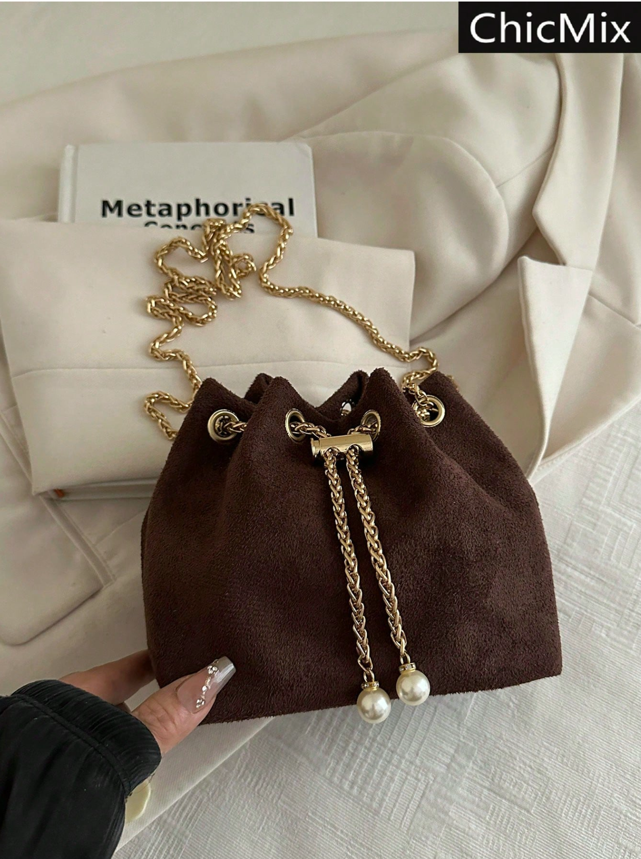 Drawstring Bucket Bag Elitaire