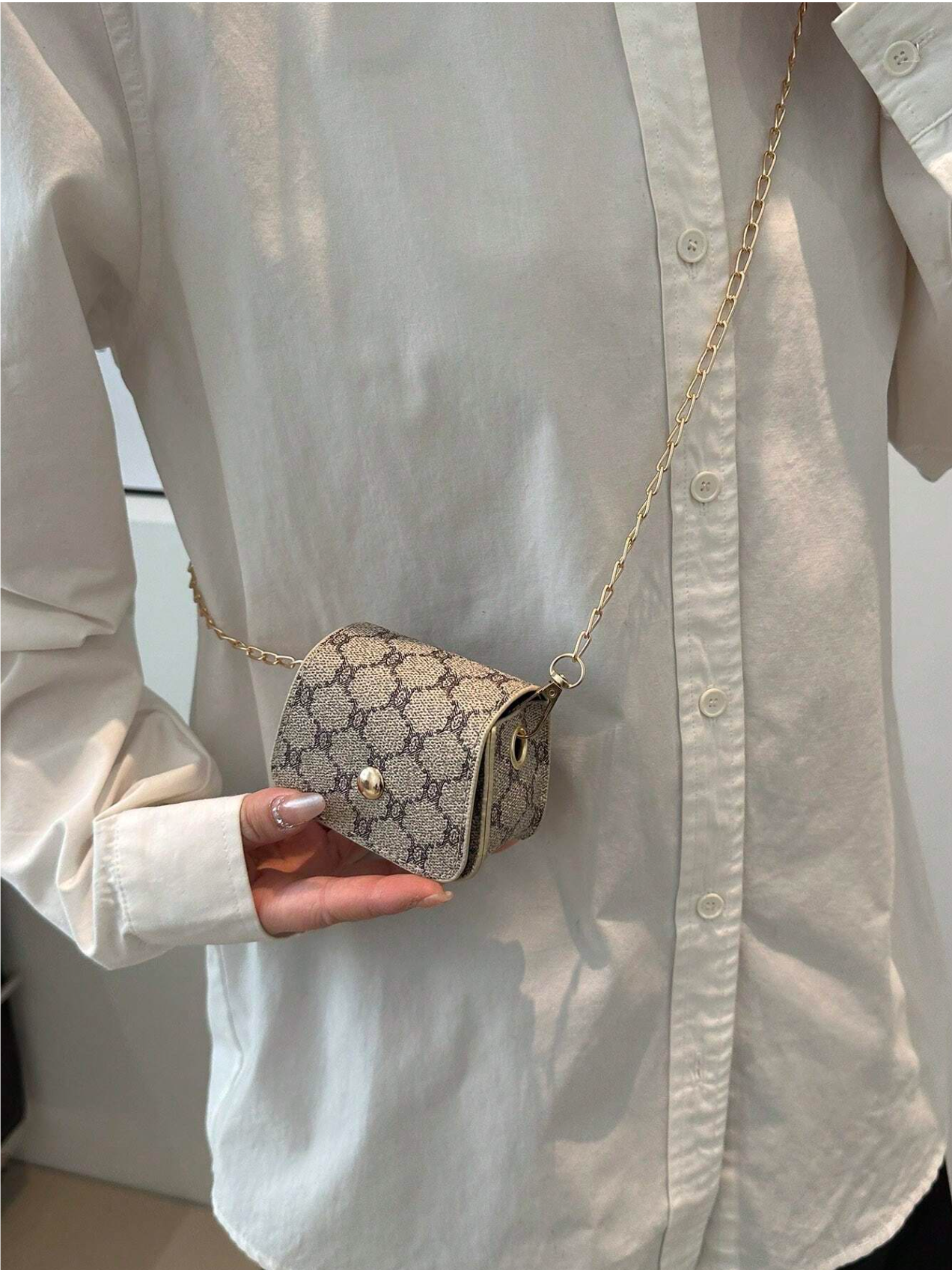 Embossed Nano Bag Elitaire