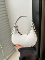 Pebbled Crescent Bag Elitaire