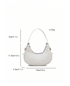 Pebbled Crescent Bag Elitaire