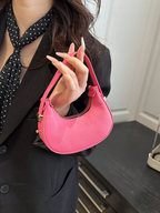Pebbled Crescent Bag Elitaire