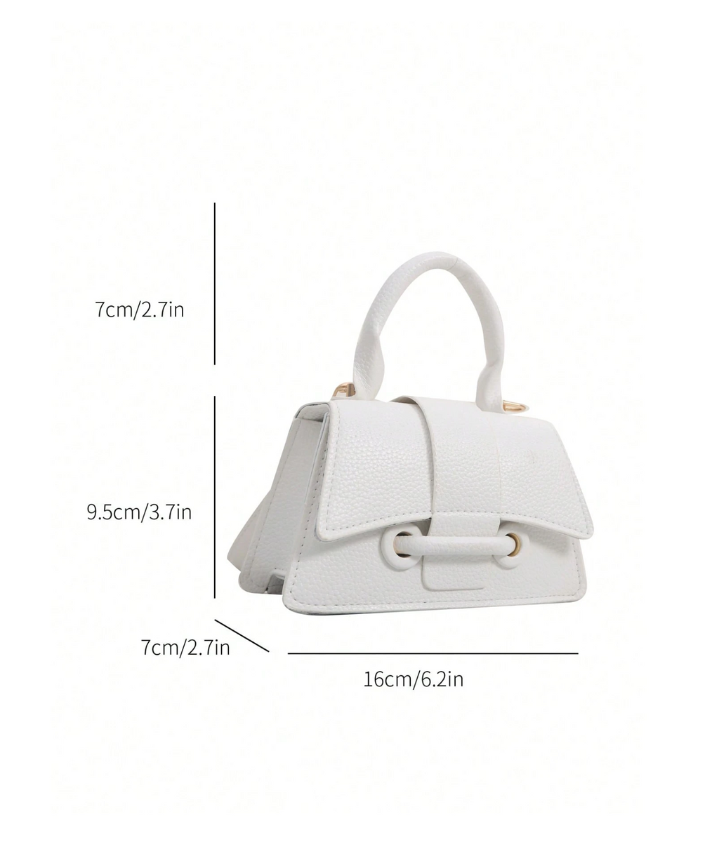 Pebbled Trapezoid Bag Elitaire
