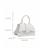 Pebbled Trapezoid Bag Elitaire
