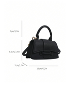 Pebbled Trapezoid Bag Elitaire