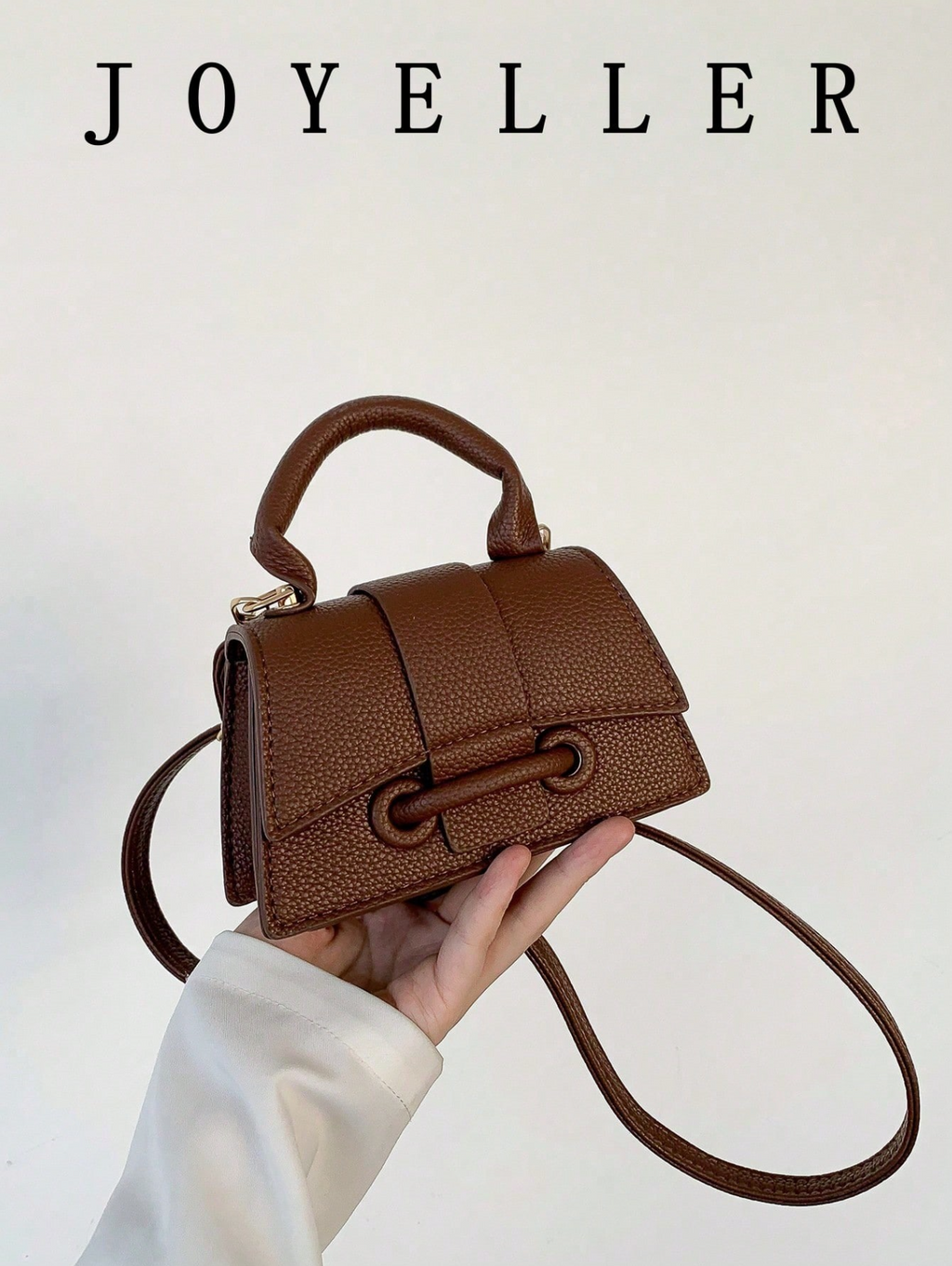 Pebbled Trapezoid Bag Elitaire