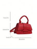 Pebbled Trapezoid Bag Elitaire