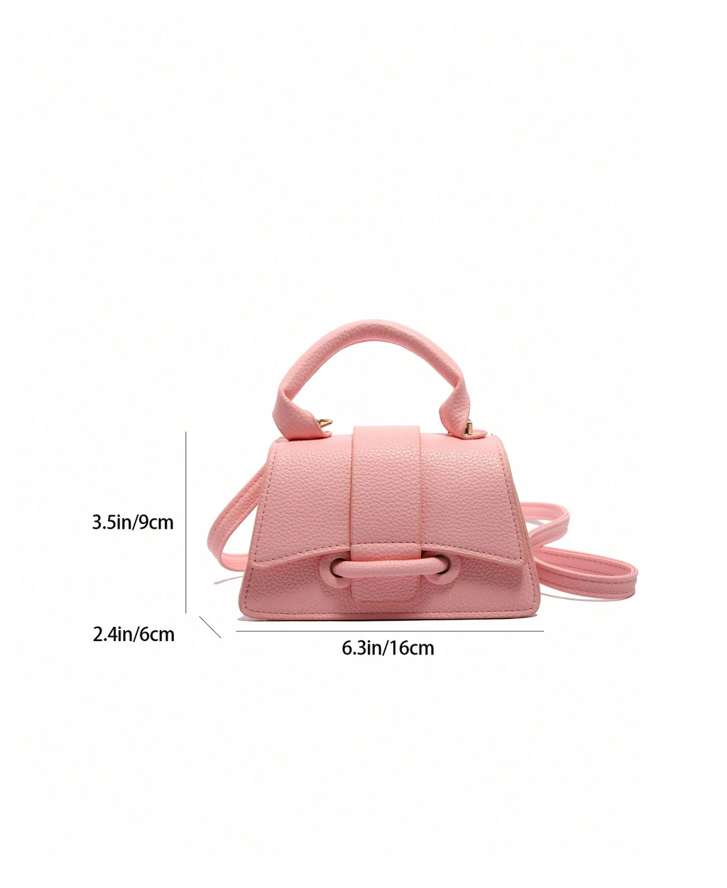 Pebbled Trapezoid Bag Elitaire