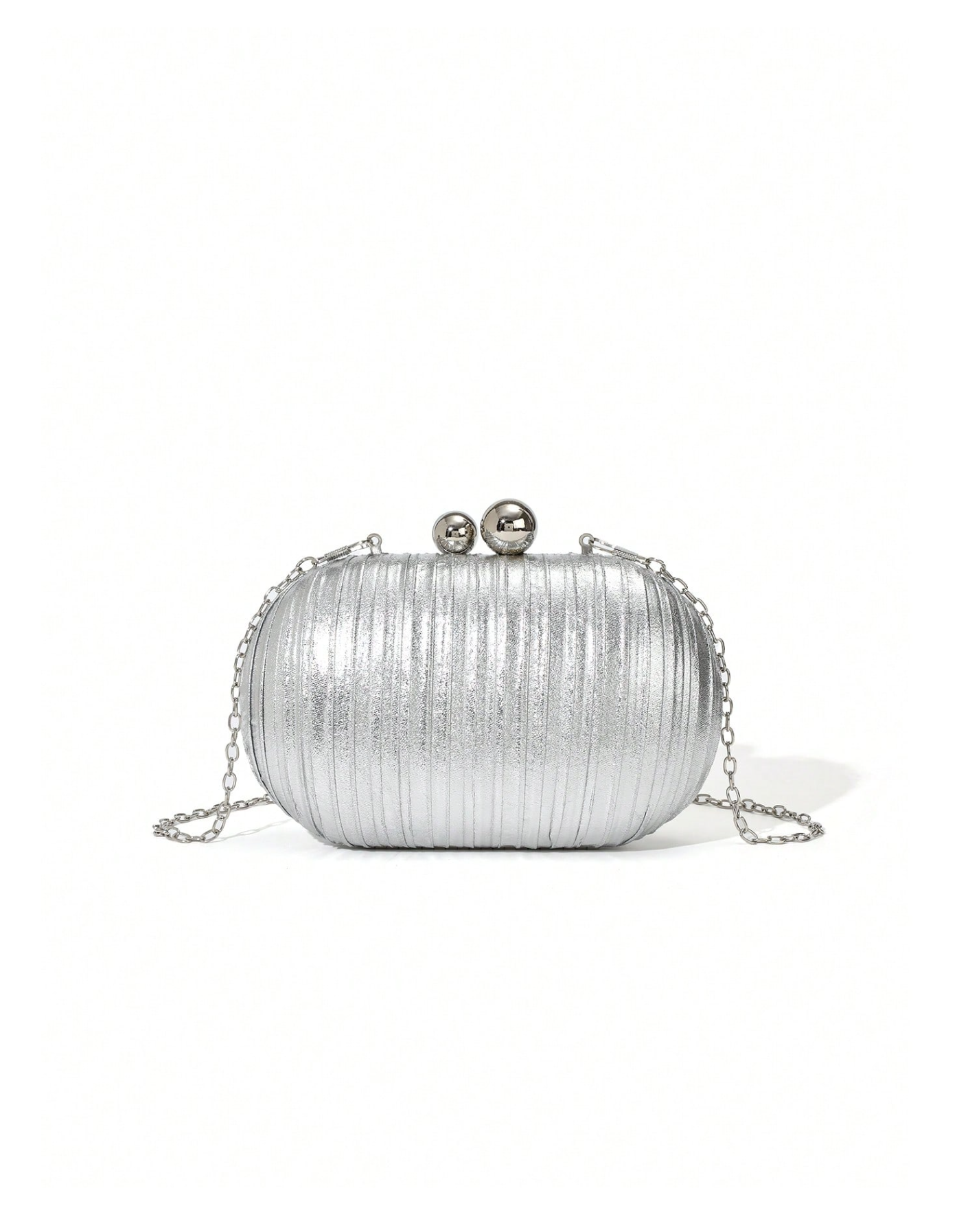 Pleated Satin Clutch Elitaire
