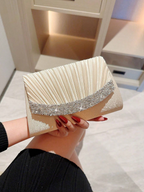 Luminous Pleated Clutch Elitaire