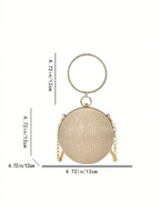 Orb Rhinestone Clutch Elitaire