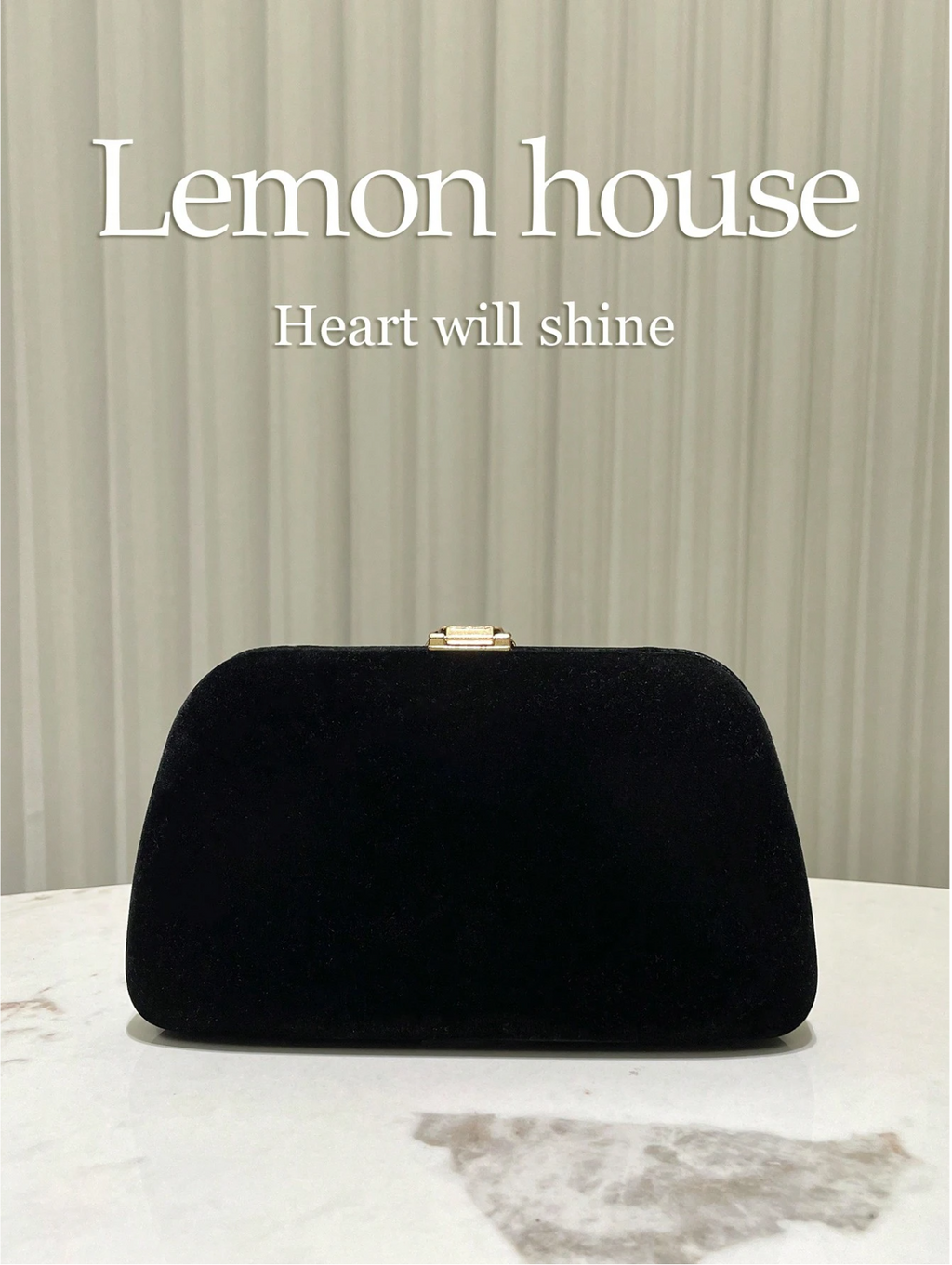 Leaf Velvet Clutch Elitaire