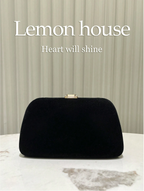 Leaf Velvet Clutch Elitaire