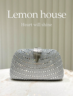 Leaf Velvet Clutch Elitaire
