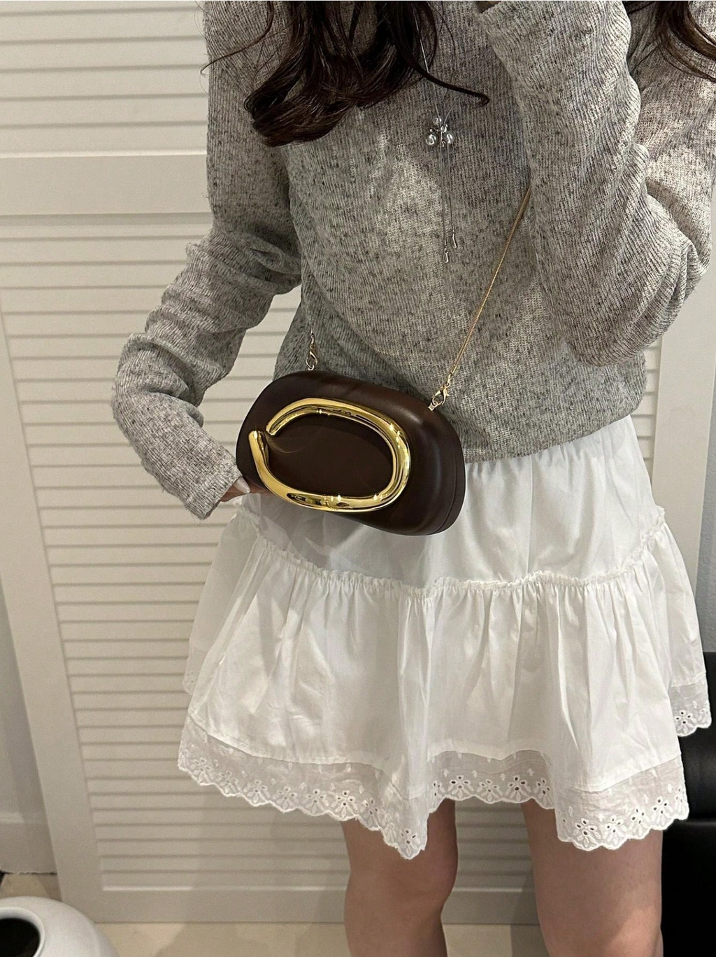 Metallic Novelty Clutch Elitaire