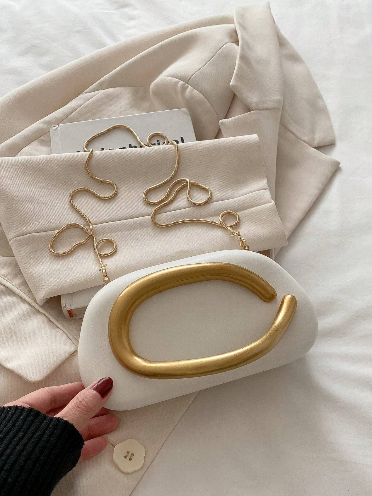 Metallic Novelty Clutch Elitaire