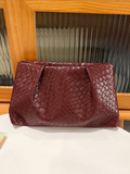 Textured Pleated Clutch Elitaire