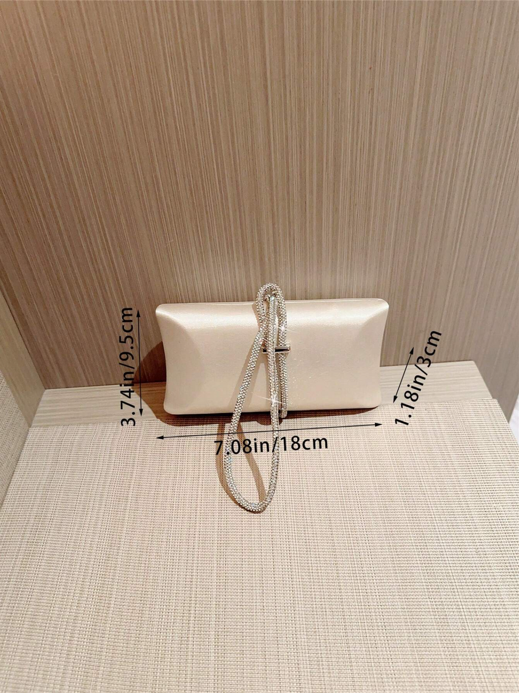 The Satin Spark Clutch Elitaire